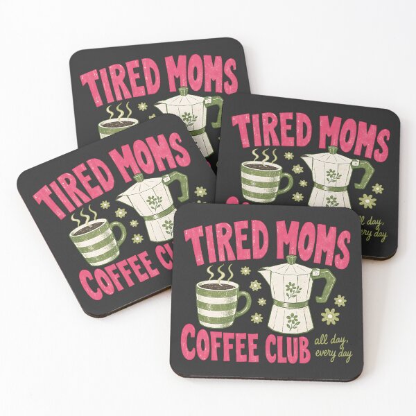 Item preview, Tired Moms Coffee Club Vintage Brew designed and sold by AwesomeBeyondLimits.