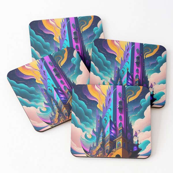 Item preview, Colorful Landscape painting  designed and sold by Chantel Fourie.