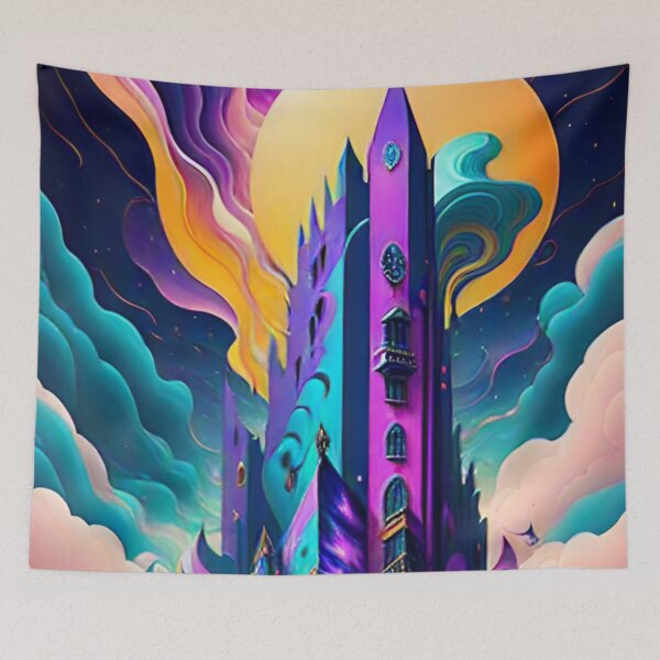 Item preview, Colorful Landscape painting  designed and sold by Chantel Fourie.