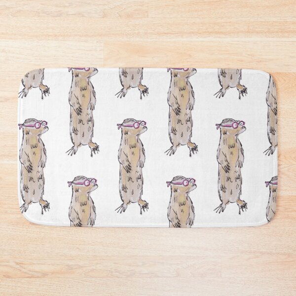 Item preview, An otter wearing goggles designed and sold by Inky Fingers Illustrations.