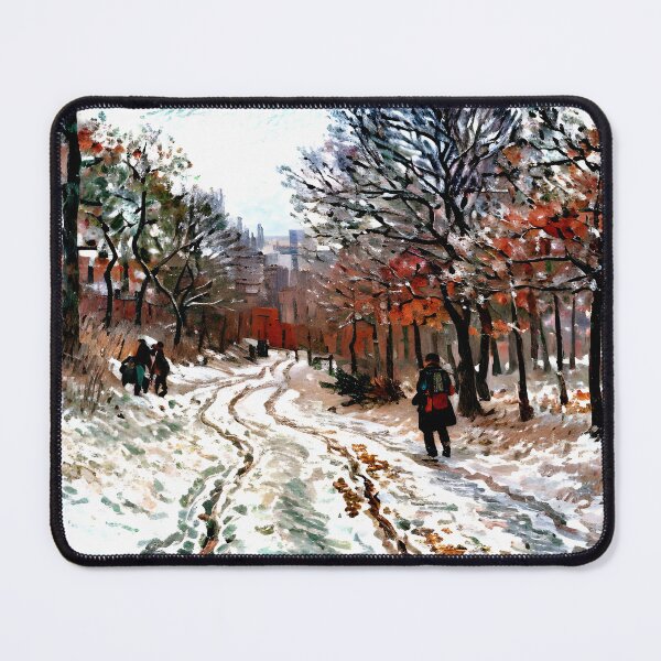 Item preview, Path Through the Forest, Snow Effect: Impression of Winter Silence, Frosted Trails designed and sold by artdesignsnow.