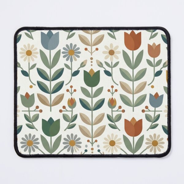 Item preview, Scandinavian Folk Floral Seamless Pattern designed and sold by FashioonTrends.