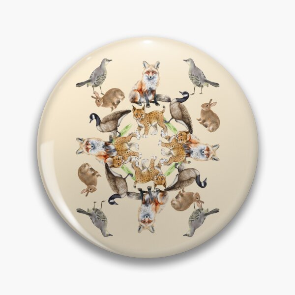 Item preview, Bobcat, Fox, & Goose Mandala Design designed and sold by Nene Bird Designs.