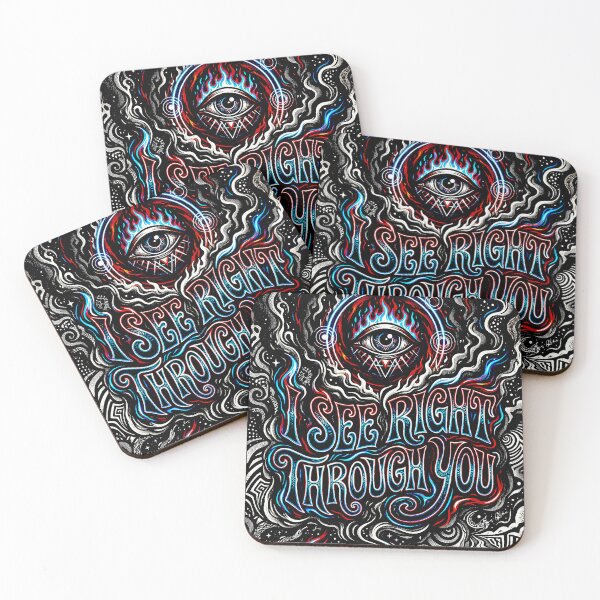 Item preview, I See Right Through You Psychedelic Eye Trippy Art designed and sold by Hen-C-Art.