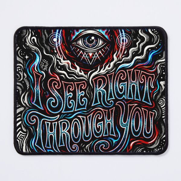 Item preview, I See Right Through You Psychedelic Eye Trippy Art designed and sold by Hen-C-Art.