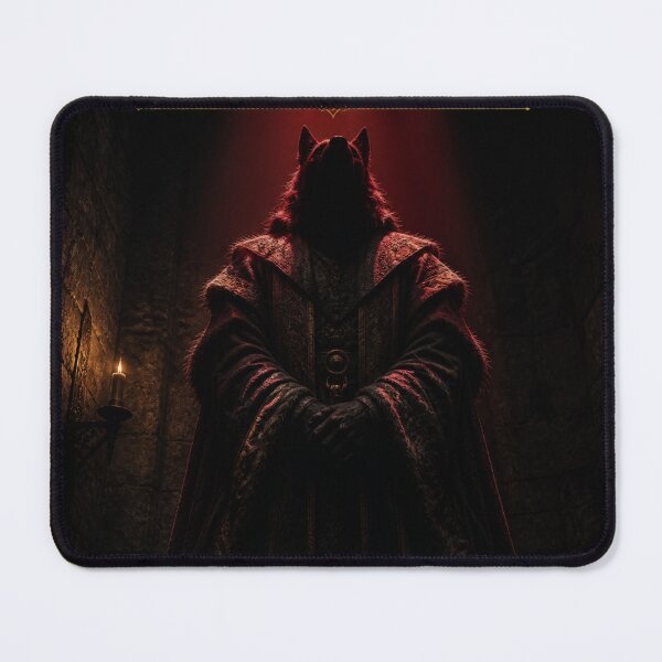 Item preview, Inquisitio Wolf Priest Inquisitor Gothic Dark Art Print designed and sold by GeoWhimsy Studio.