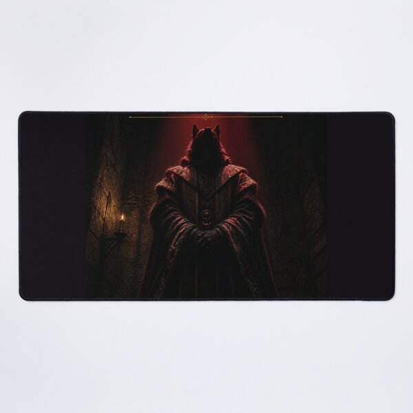 Item preview, Inquisitio Wolf Priest Inquisitor Gothic Dark Art Print designed and sold by GeoWhimsy Studio.
