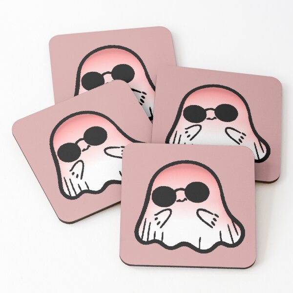 Item preview, Kawaii Ghost Pastel Pink Sunglasses Goth designed and sold by AstronautMerch.