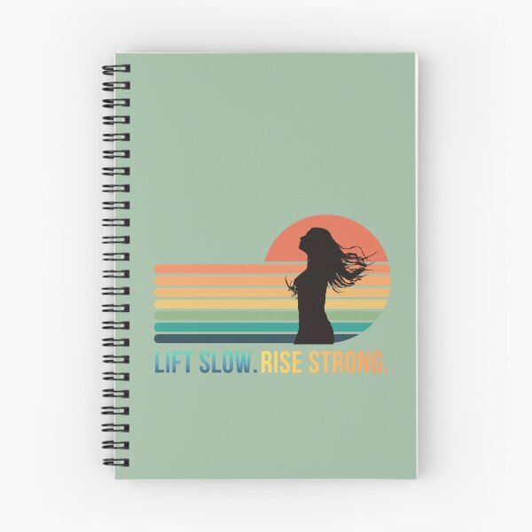 Item preview, Lift Slow Rise Strong Retro Sunset designed and sold by RadiantRebelCo.