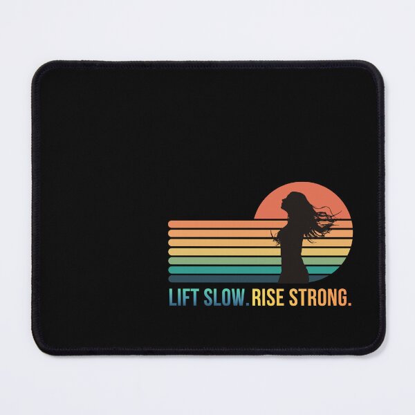 Item preview, Lift Slow Rise Strong Retro Sunset designed and sold by RadiantRebelCo.