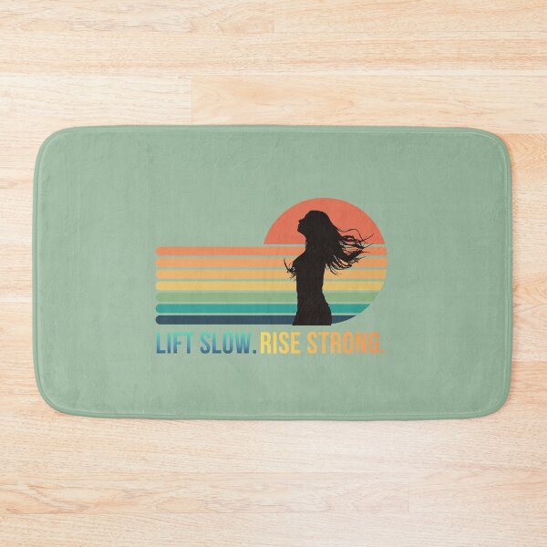 Item preview, Lift Slow Rise Strong Retro Sunset designed and sold by RadiantRebelCo.