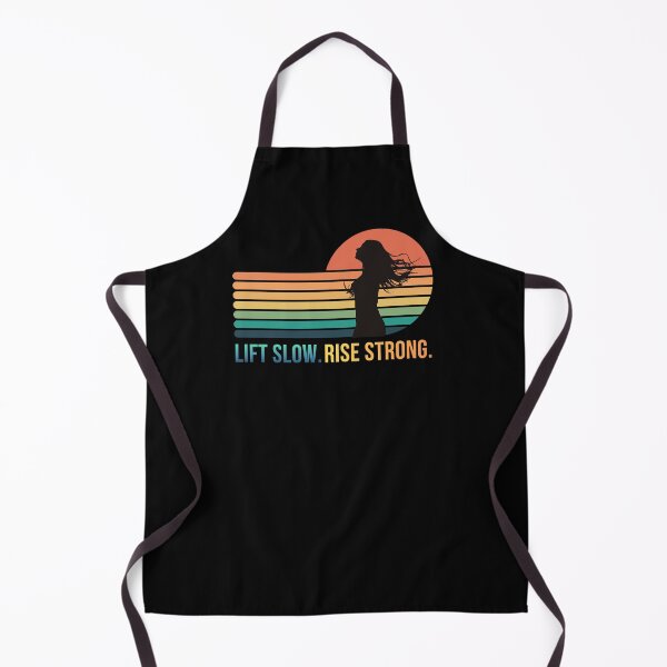 Item preview, Lift Slow Rise Strong Retro Sunset designed and sold by RadiantRebelCo.