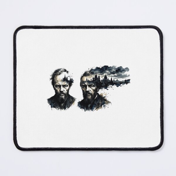 Item preview, Fyodor Dostoevsky Double Exposure - St. Petersburg Art designed and sold by Adham5tito.