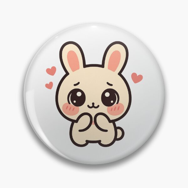 Item preview, Cute Shy Kawaii Love Bunny designed and sold by Tom-Riley.