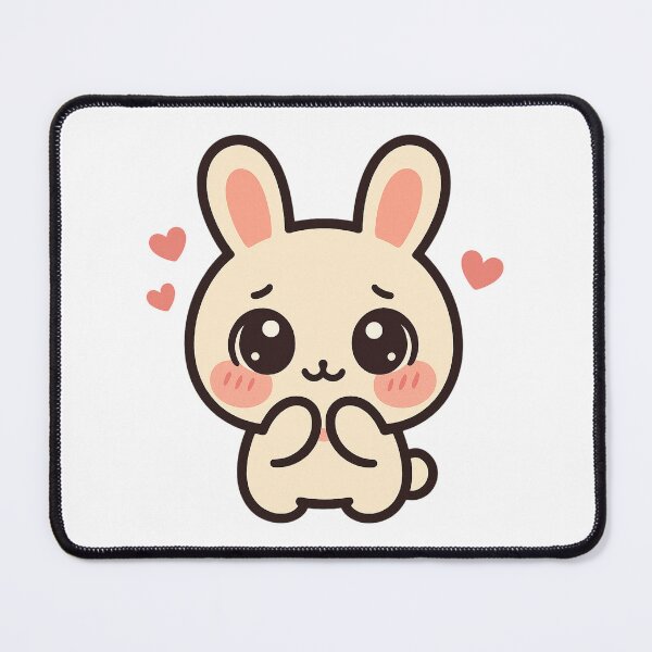 Item preview, Cute Shy Kawaii Love Bunny designed and sold by Tom-Riley.