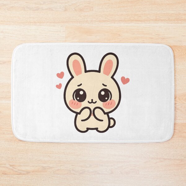 Item preview, Cute Shy Kawaii Love Bunny designed and sold by Tom-Riley.