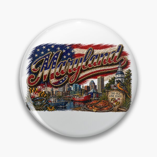 Item preview, MARYLAND1 Flag Letterings america designed and sold by LIOKING333.