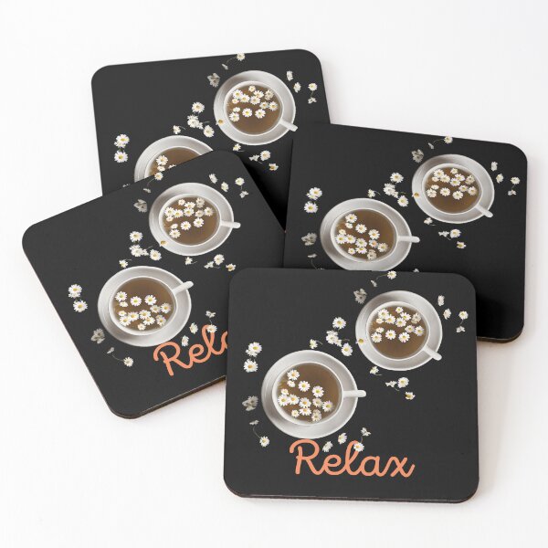 Item preview, DAISY TEA “RELAX” DESIGN designed and sold by asudesign.