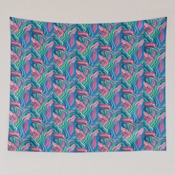 Item preview, Watercolor rice fields  designed and sold by TealKoi.
