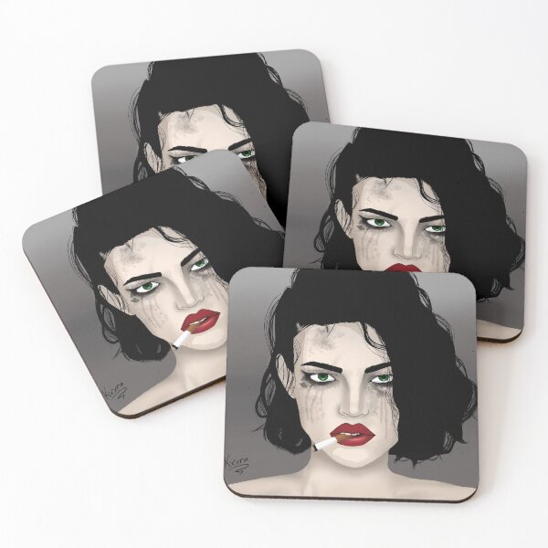 Item preview, Dark Gothic Portrait Art designed and sold by Kiwis-Colors.