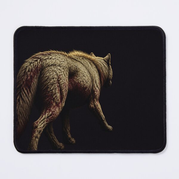 Item preview, Venit Lupa She-Wolf Arrives Gothic Cathedral Dark Art Print designed and sold by GeoWhimsy Studio.