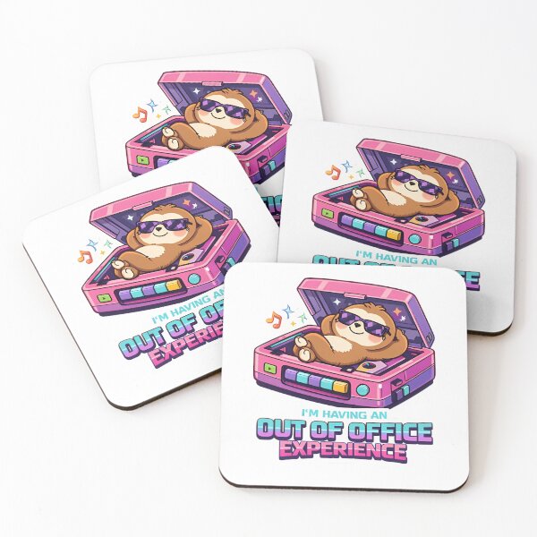 Item preview, Out Of Office Experience Funny Corporate Sloth Sticker⁠ designed and sold by MIROUZ2000.