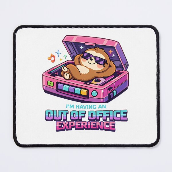 Item preview, Out Of Office Experience Funny Corporate Sloth Sticker⁠ designed and sold by MIROUZ2000.