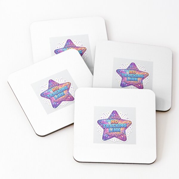Item preview, The "No Tracking Link for My Life" Retro Sparkle Sticker – Funny Y2K Aesthetic Decal for Laptops & Water Bottles designed and sold by StickerVerseGRM.