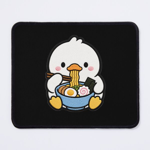 Item preview, Cute Kawaii Duck Eating Ramen designed and sold by ColorSplash123.