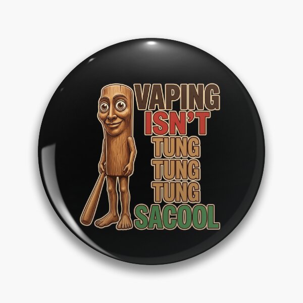Item preview, Funny Anti Vaping Isn't Tung Sacool Sahur Teacher Meme Art designed and sold by elderberry.