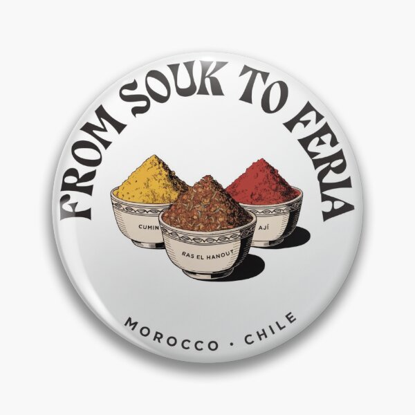 Item preview, From Souk to Feria — Spices Morocco Chile Art designed and sold by KariGoStudio.