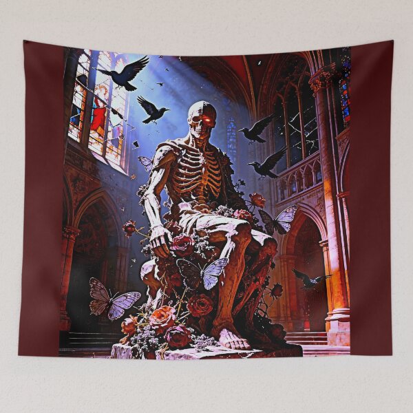 Item preview, Epic Dark Fantasy &amp; Gothic Cathedral Wall Art (3:4) designed and sold by Cyber-ART-Studio.