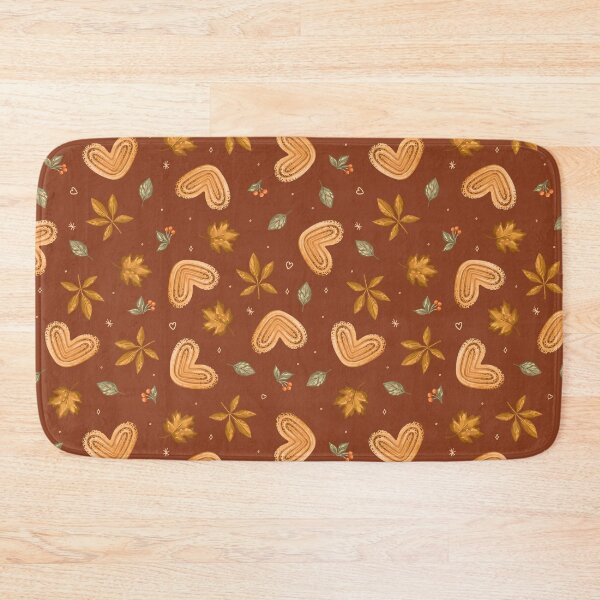 Item preview, Autumn illustration of leaves and buns for Fall Lovers. designed and sold by creativecornr.