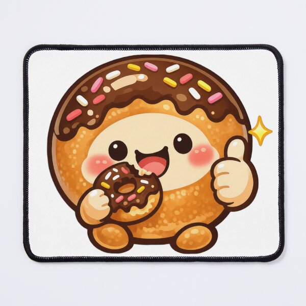 Item preview, Donut Mascot Giving a Thumbs Up designed and sold by konkapo00.