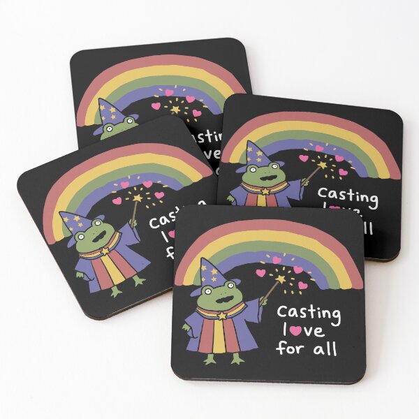Item preview, Casting Love for All Rainbow Frog Wizard  designed and sold by Doodlywood.