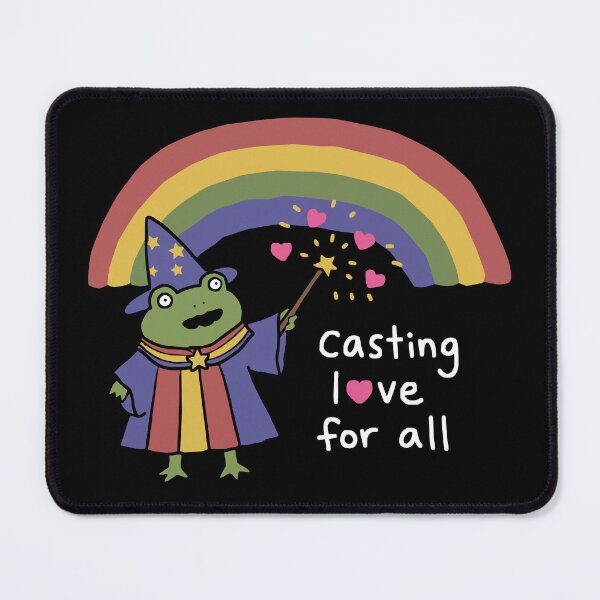 Item preview, Casting Love for All Rainbow Frog Wizard  designed and sold by Doodlywood.