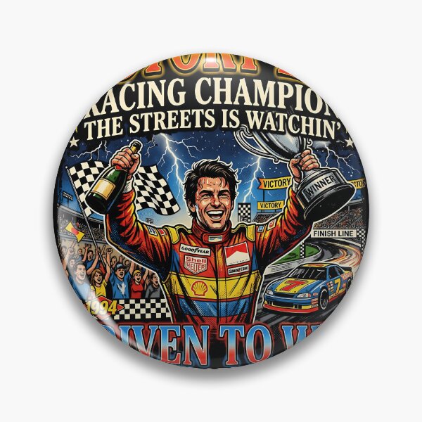 Item preview, Victory Lap Racing Champion Driven To Win Speed Demon designed and sold by graphixpolash.