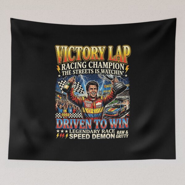 Item preview, Victory Lap Racing Champion Driven To Win Speed Demon designed and sold by graphixpolash.