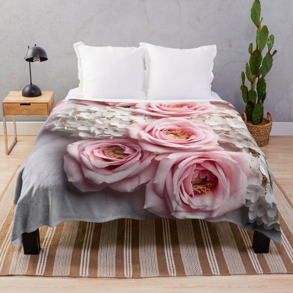Item preview, Pink Rose Cluster Marble Art designed and sold by IntelliMindDesigns.
