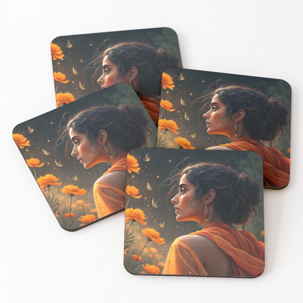 Item preview, Beautiful Woman with Flowers designed and sold by PAULINE.LUMINA.
