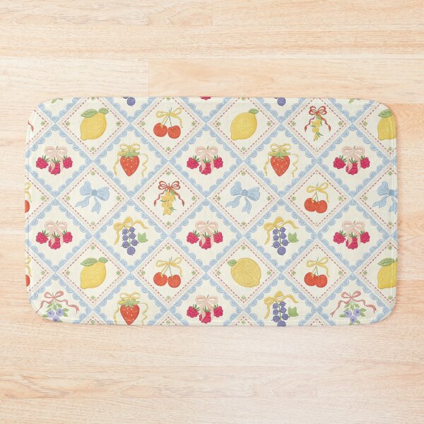 Item preview, Coquette Berry Patchwork Pattern designed and sold by Mochi Doodle.