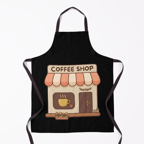 Item preview, Cute Minimalist Coffee Shop Icon designed and sold by Shape Snip Studio.