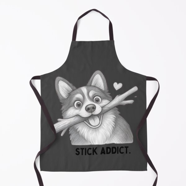 Item preview, Stick Addict Funny Dog Sticker designed and sold by Siti Hoiriyah.