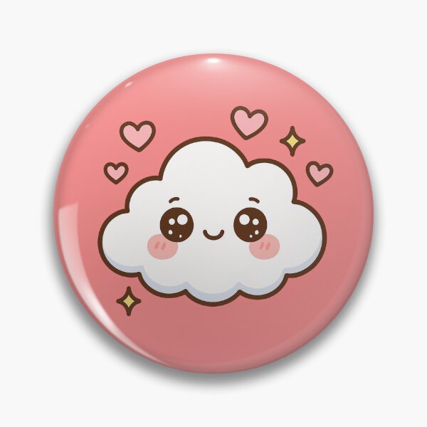 Item preview, Cute Happy Kawaii Love Cloud designed and sold by Tom-Riley.