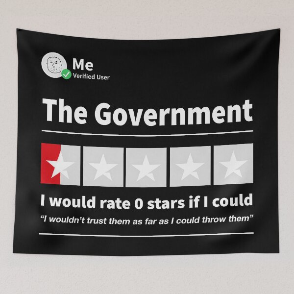 Item preview, The Government 0 Stars Review designed and sold by GorArt1.