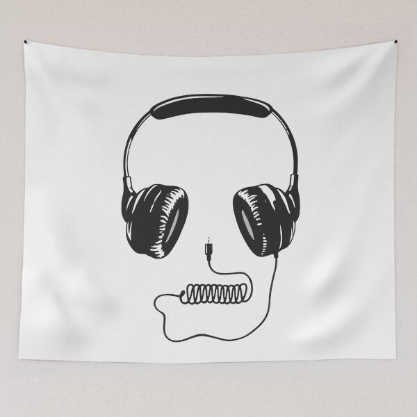 Item preview, Headphone Skull designed and sold by GorArt1.