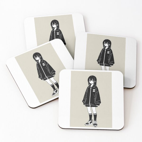 Item preview, Fashion - Man in Black Coach Jacket Joggers High Tops Streetwear Anime designed and sold by AnimeShin.