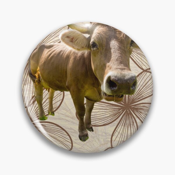 Item preview, Cow and hay print designed and sold by Extremeallie.