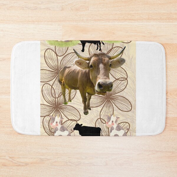 Item preview, Cow and hay print designed and sold by Extremeallie.