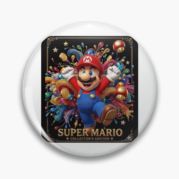 Item preview, Super Mario Collector’s Edition – Retro Gaming Art, Colorful Nintendo Inspired Gamer Design, Vintage Video Game Fan Gift designed and sold by GloboStyle Design .
